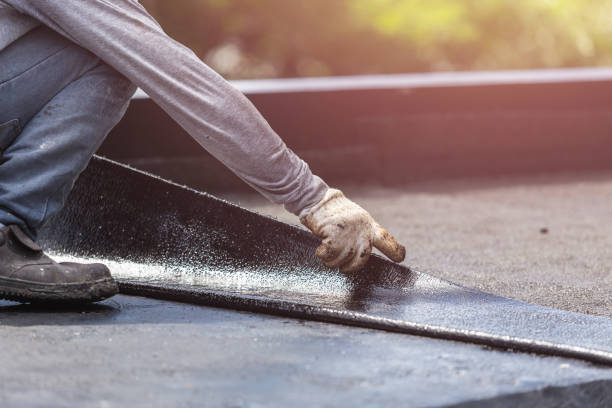 Professional Crawl Space Encapsulation technician working in North Boston, NY